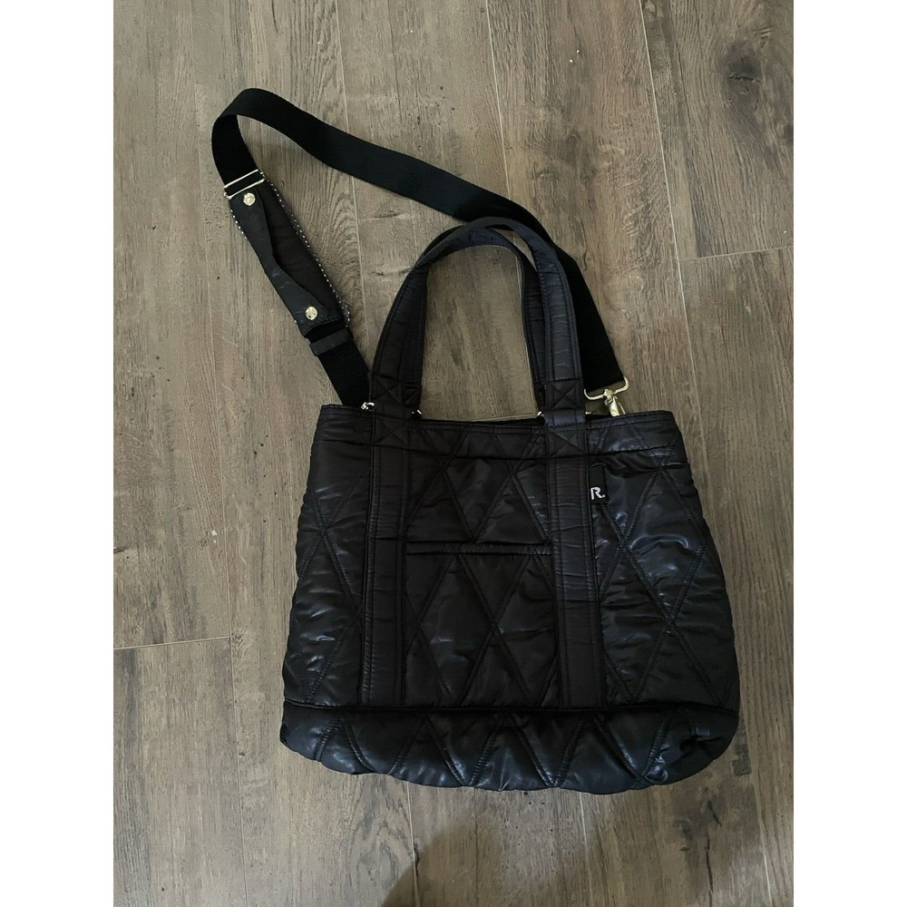 Mammy Roo Diaper Handbag Crossbody Shoulder Bag Black Many Pockets - Picture 2 of 16